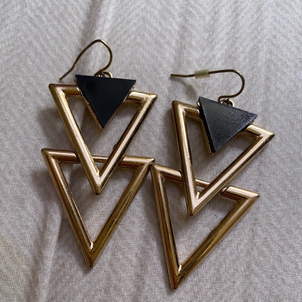 Triangle earrings